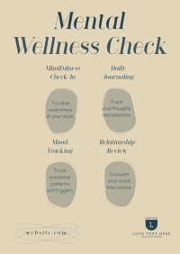 Wellness Check Poster