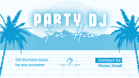 Synthwave DJ Party Service Facebook Event Cover