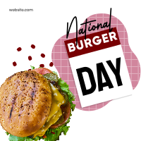 Fun Burger Day Instagram Post Image Preview