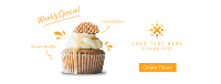 Weekly Special Cupcake Facebook Cover