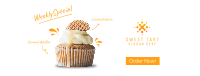 Weekly Special Cupcake Facebook Cover Image Preview