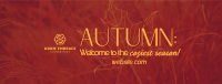 Warm Autumn Greetings Facebook Cover Image Preview