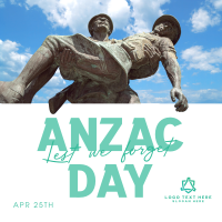 Anzac Day Soldiers Linkedin Post