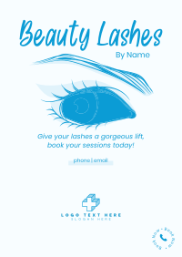 Beauty Lashes Flyer