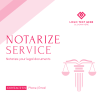 Legal Documentation Instagram Post Design