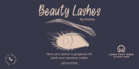 Beauty Lashes Twitter Post