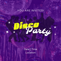 Disco Fever Party Instagram Post