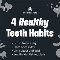 Dental Health Tips for Kids Instagram Post