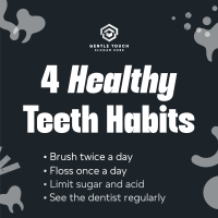 Dental Health Tips for Kids Instagram Post Image Preview