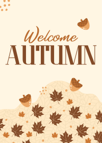 Autumn Season Greeting Poster