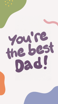 Dad's Day Doodle Instagram Reel Image Preview