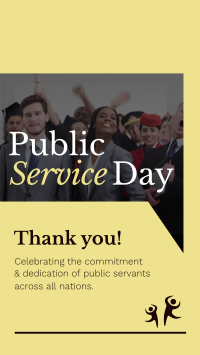 Public Service Day TikTok Video Design