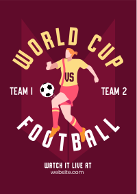 Football World Cup Tournament Flyer