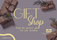 Elegant Gift Shop Postcard