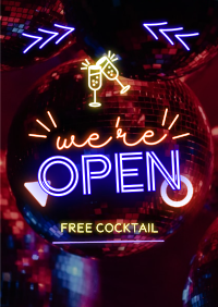 Bar is Open Flyer