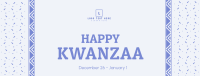 Kwanzaa Cultural Pattern Facebook Cover