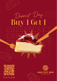 Cheesy Cheesecake Poster