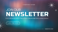 Minimalist Newsletter Video Design