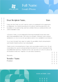 Elegant Abstract Generic Letterhead Letterhead