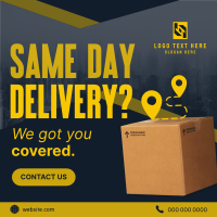 Express Delivery Package Instagram Post