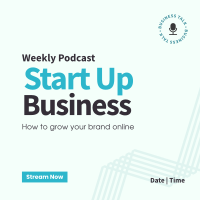 Simple Business Podcast Instagram Post