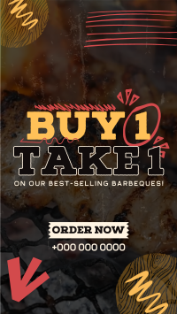 Buy 1 Take 1 Barbeque TikTok Video