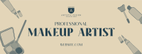 Makeup Artist for Hire Facebook Cover Image Preview