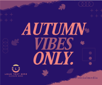 Autumn Vibes Greeting Facebook Post