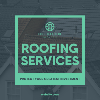 Roofing Service Investment Instagram Post