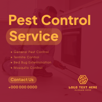 Minimalist Pest Control Instagram Post