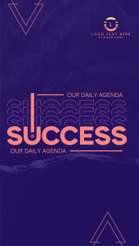 Success as Daily Agenda Instagram Reel Image Preview