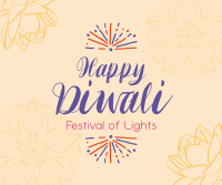 Lotus Diwali Greeting Facebook Post