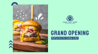 Restaurant Opening Announcement Facebook Event Cover