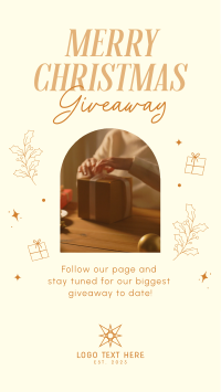 Holly Christmas Giveaway Facebook Story