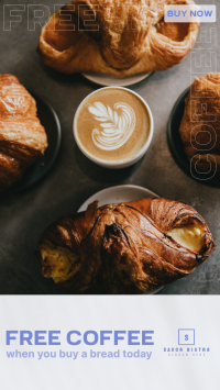 Bread and Coffee Facebook Story Image Preview