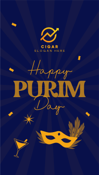 Purim Celebration Instagram Story