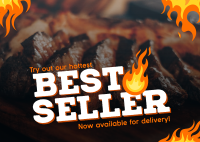 BBQ Best Seller Postcard