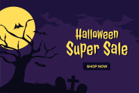 Halloween Super Sale Pinterest Cover Design