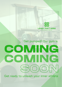 Fitness Gym Opening Soon Flyer