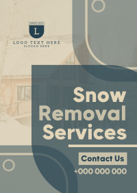 Simple Snow Removal Poster