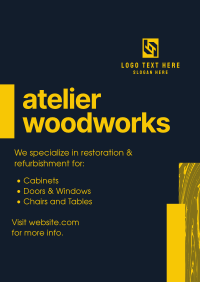 Atelier Carpentry Poster