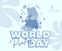 International Poetry Day Facebook Post Design