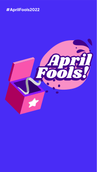 April Fools Surprise Facebook Story