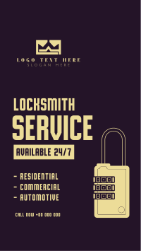 Locksmith Services Facebook Story