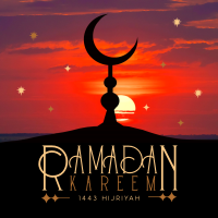 Unique Minimalist Ramadan Instagram Post Image Preview