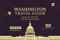 Washington Travel Package Pinterest Cover Design