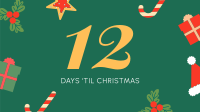 Cute Christmas Countdown Facebook Event Cover