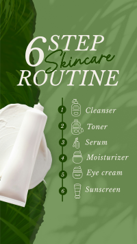 6-Step Skincare Routine Instagram Story