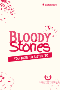 Bloody Stories Pinterest Pin Image Preview