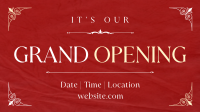 Elegant Grand Opening Animation